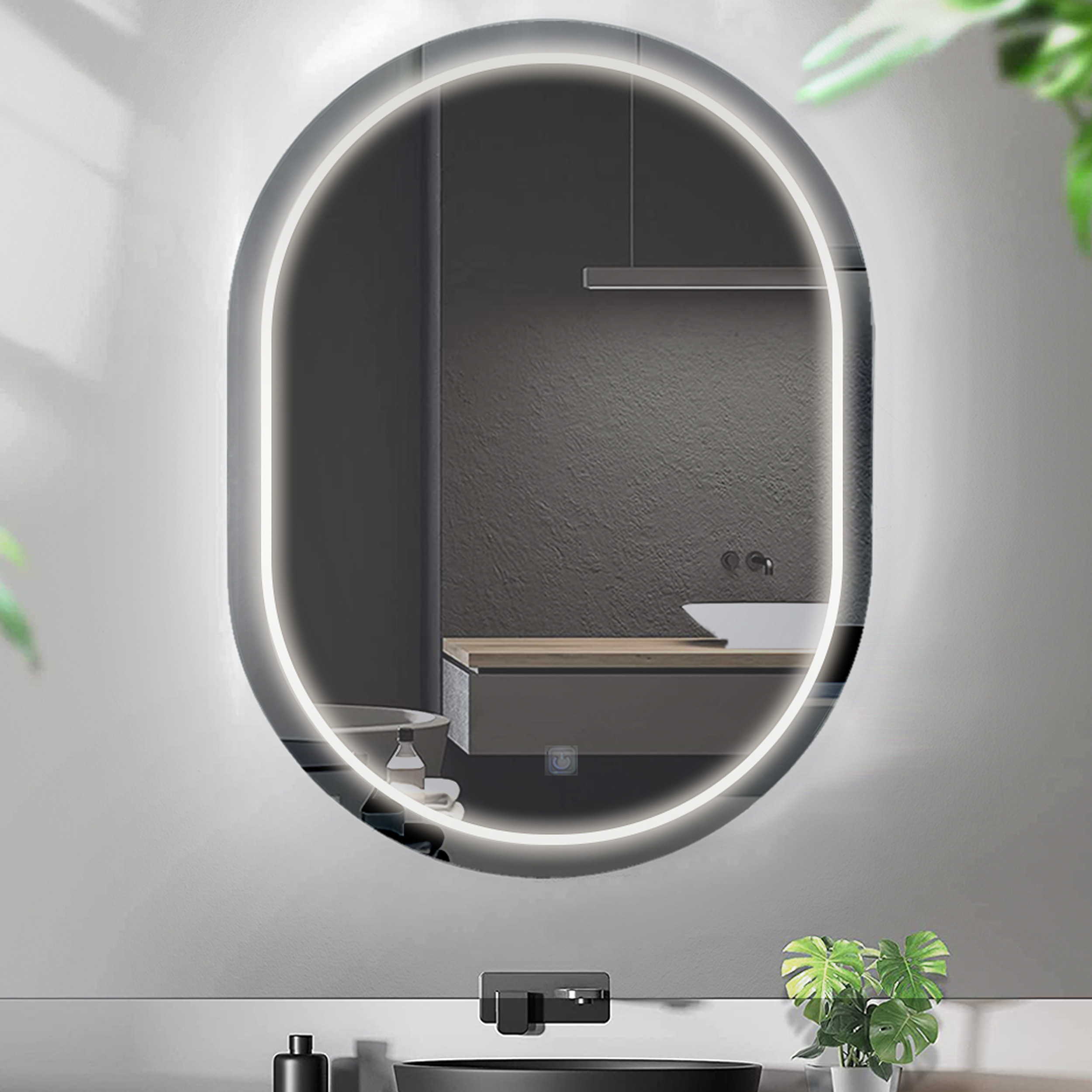 Scraped Thin Mirror White Light 6080 cm